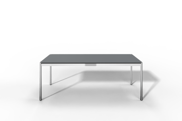 USM Haller Tisch, Tiefe 750 mm, Linoleum beschichtet, aus 5 Farben wählbar, Tischlänge wählbar