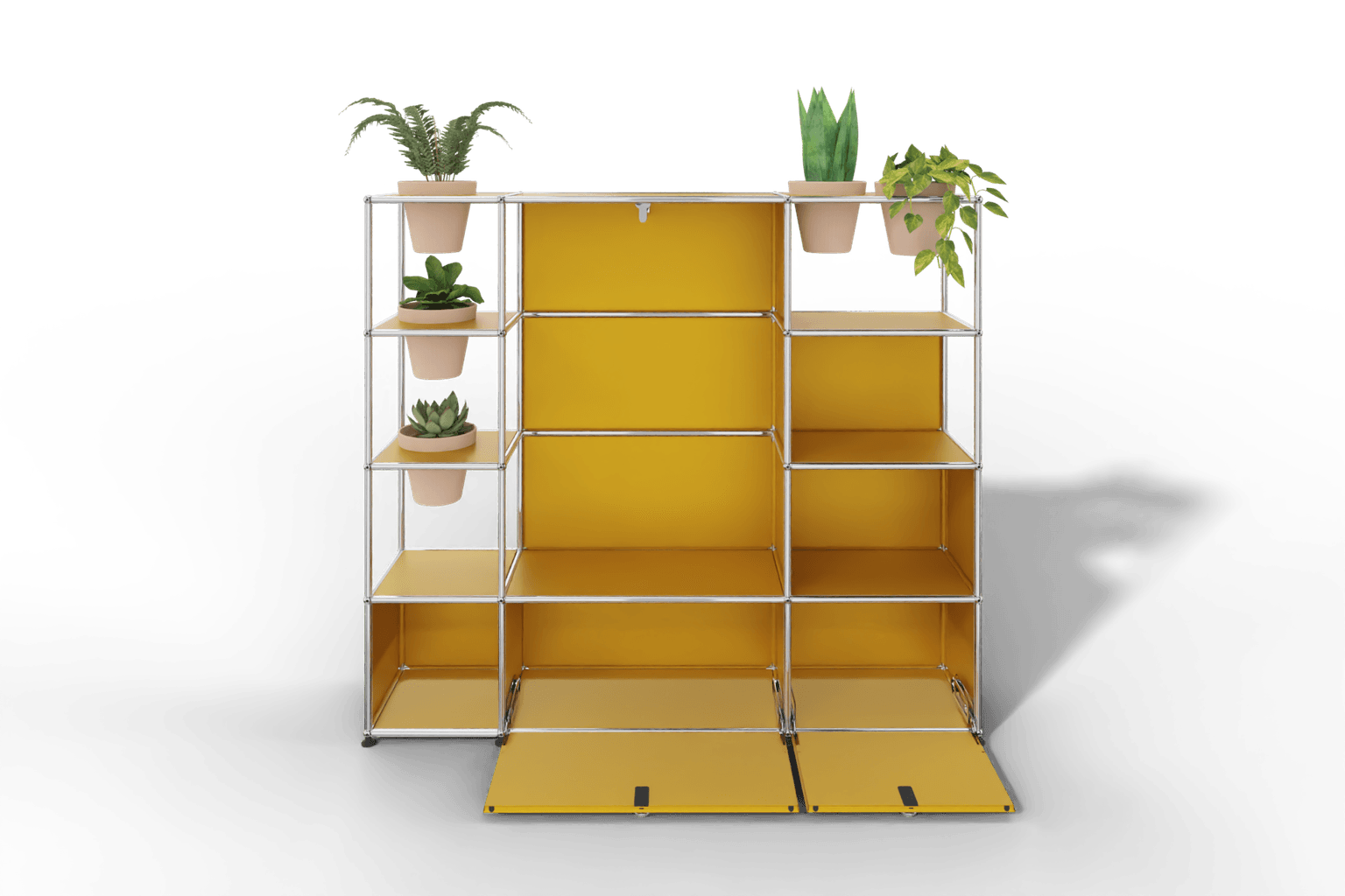 USM Haller Garderobe mit Pflanzeneinsatz Produktbild