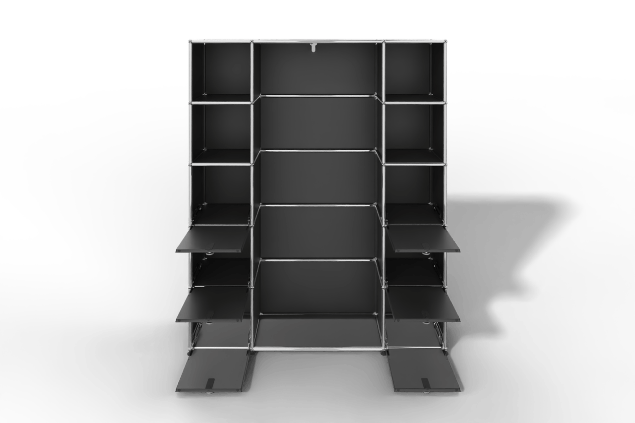 USM Haller Garderobe, 1450 mm breit, mit Klapptüren Produktbild