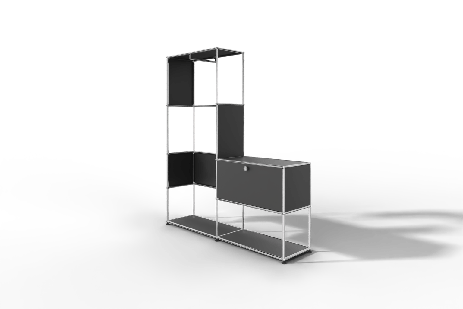 USM Haller Garderobe, 1500 mm breit, mit Klapptüre Produktbild