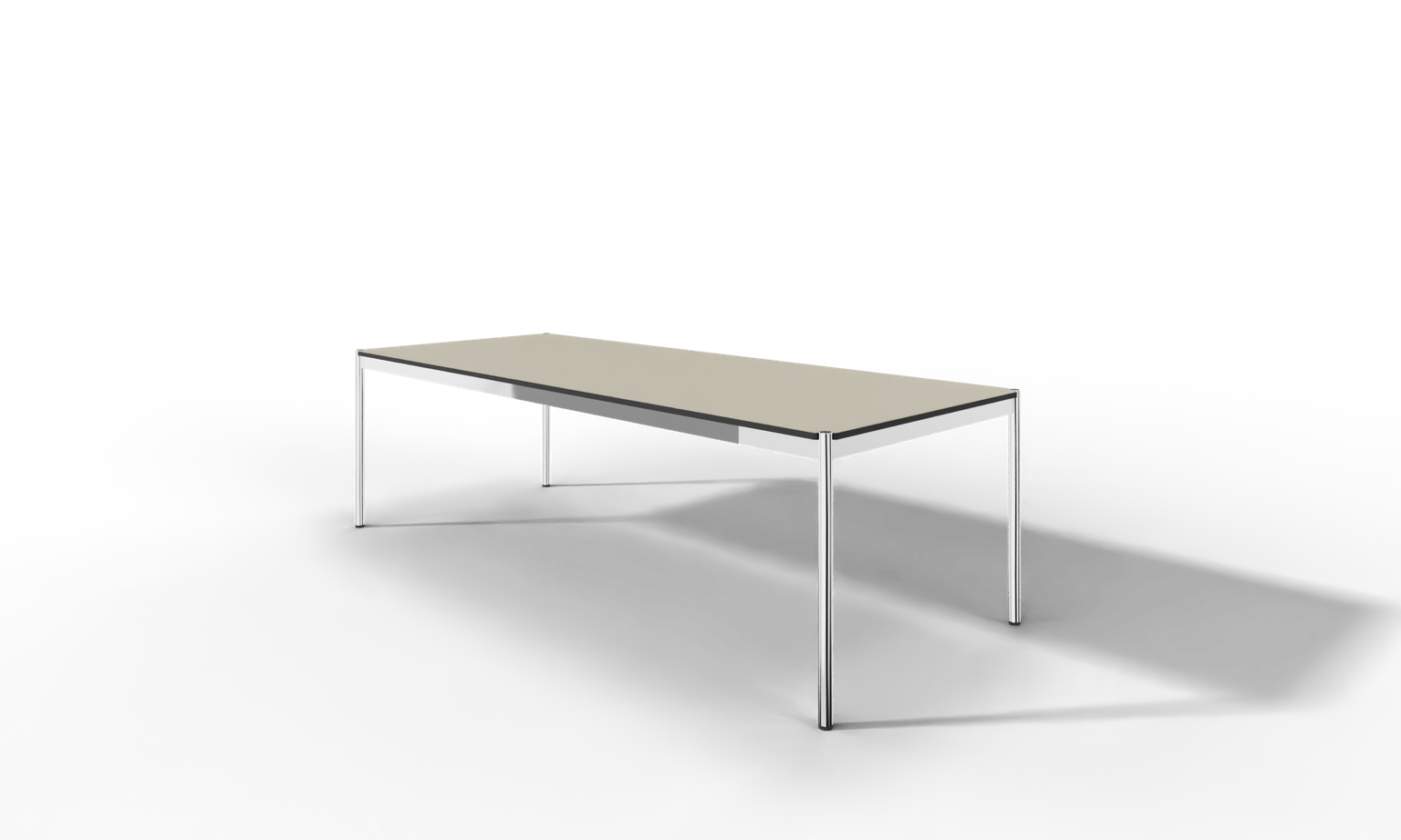 USM Haller Tisch, Tiefe 1000 mm, Linoleum beschichtet, aus 5 Farben wählbar, Tischlänge wählbar Produktbild