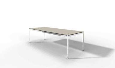 USM Haller Tisch, Tiefe 1000 mm, Linoleum beschichtet, aus 5 Farben wählbar, Tischlänge wählbar Produktbild