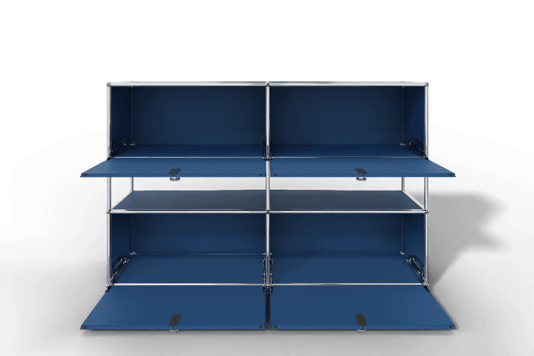 USM Haller Highboard mit 4 Klapptüren und offener Ebene Produktbild