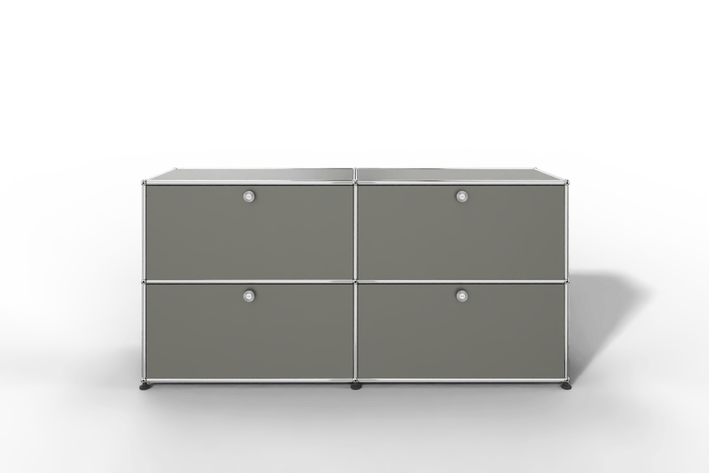 Farbe wählbar - USM Haller Sideboard, mit 4 Klapptüren Produktbild
