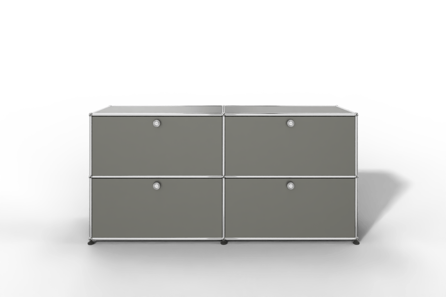Farbe wählbar - USM Haller Sideboard, mit 4 Klapptüren Produktbild