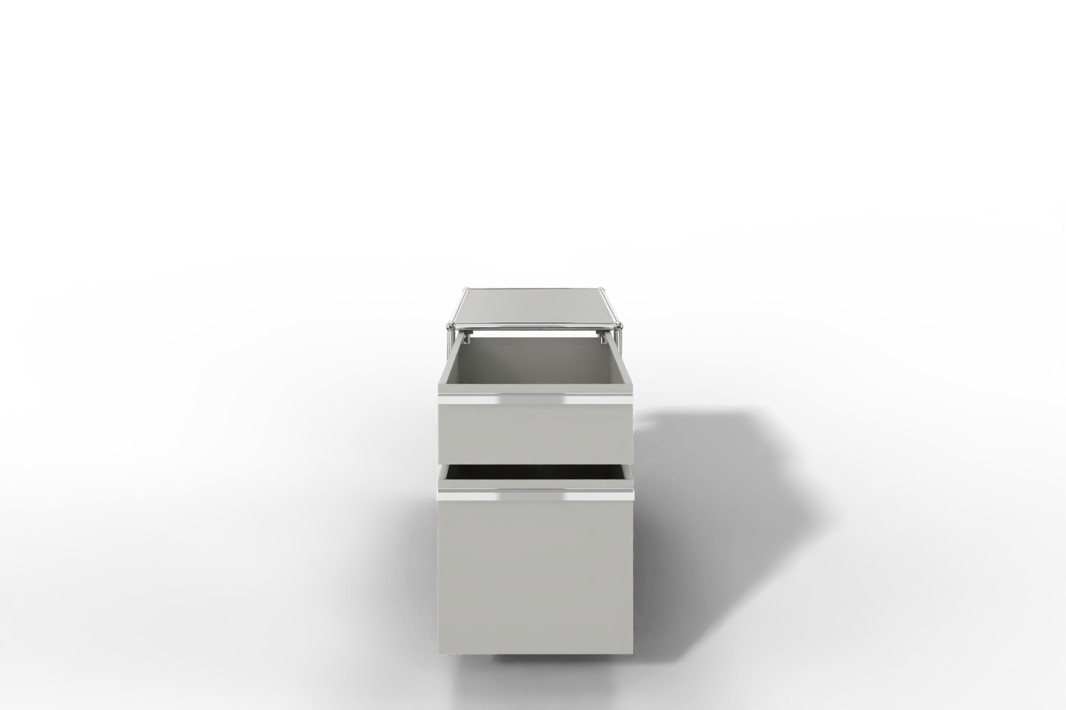 USM Haller Rollcontainer mit Hängeregistratur, wahlweise abschließbar. 14 Farben konfigurierbar. Produktbild