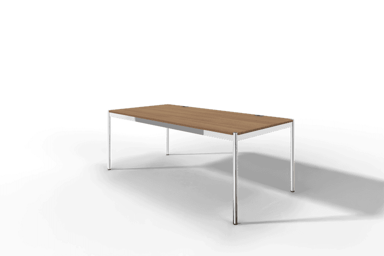 USM Haller Tisch Plus,Tiefe 1000 mm, Oberfläche Holz furniert Produktbild