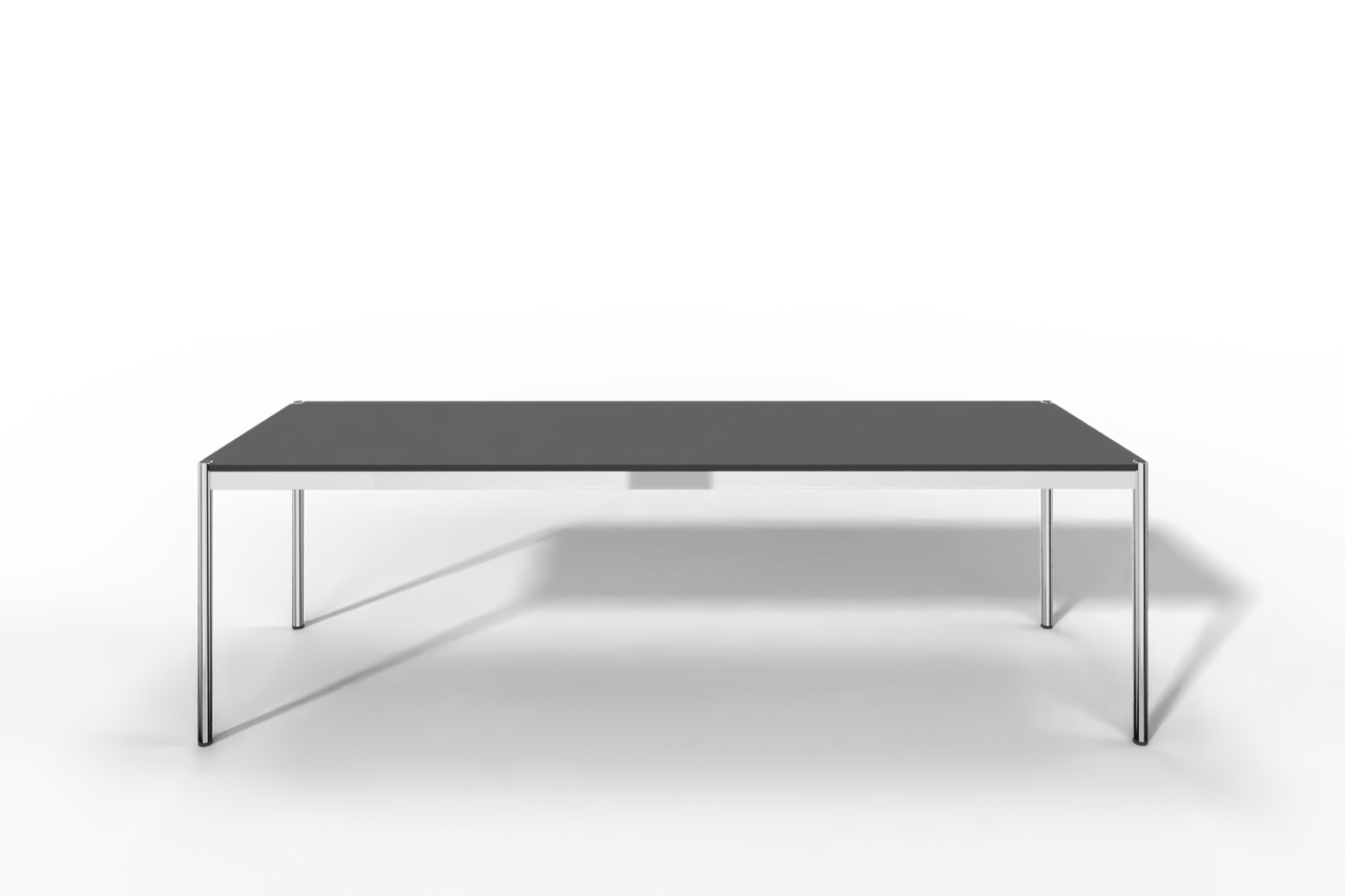 USM Haller Tisch, Tiefe 750 mm, in Fenix, aus 3 Farben wählbar, Tischlänge wählbar Produktbild