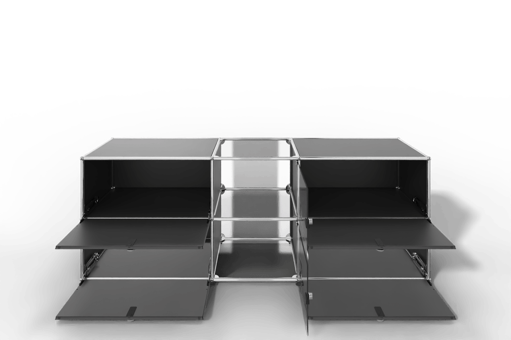 USM Haller Sideboard mit Vitrinen-Element Produktbild