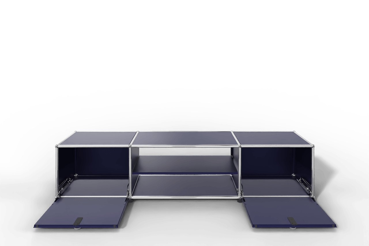 USM Haller TV-Lowboard mit Mittelteil und Zwischentablar Produktbild
