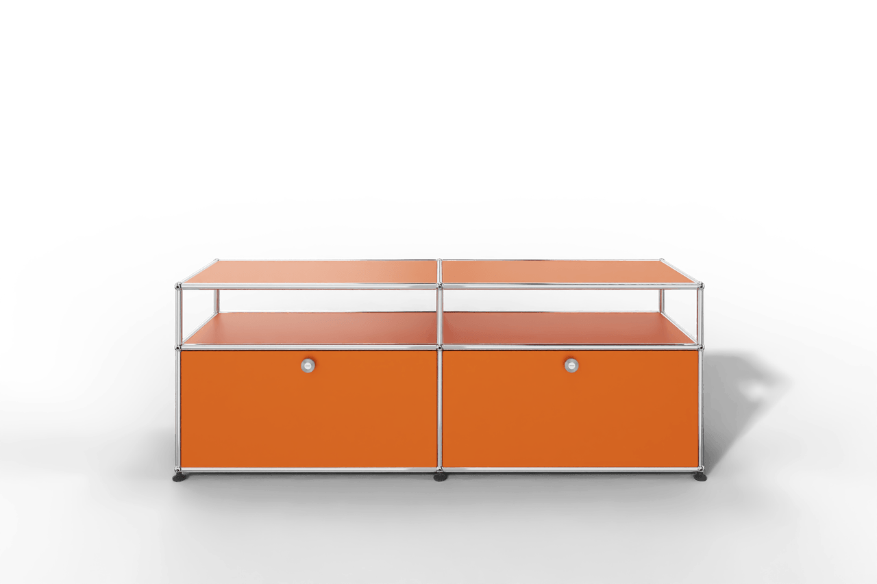 USM Haller Lowboard, mit 2 Klapptüren, von Paul Schärer & Fritz Haller Produktbild
