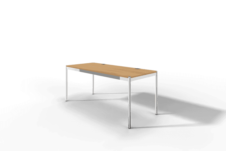 USM Haller Tisch Plus,Tiefe 750 mm, Oberfläche Holz furniert Produktbild