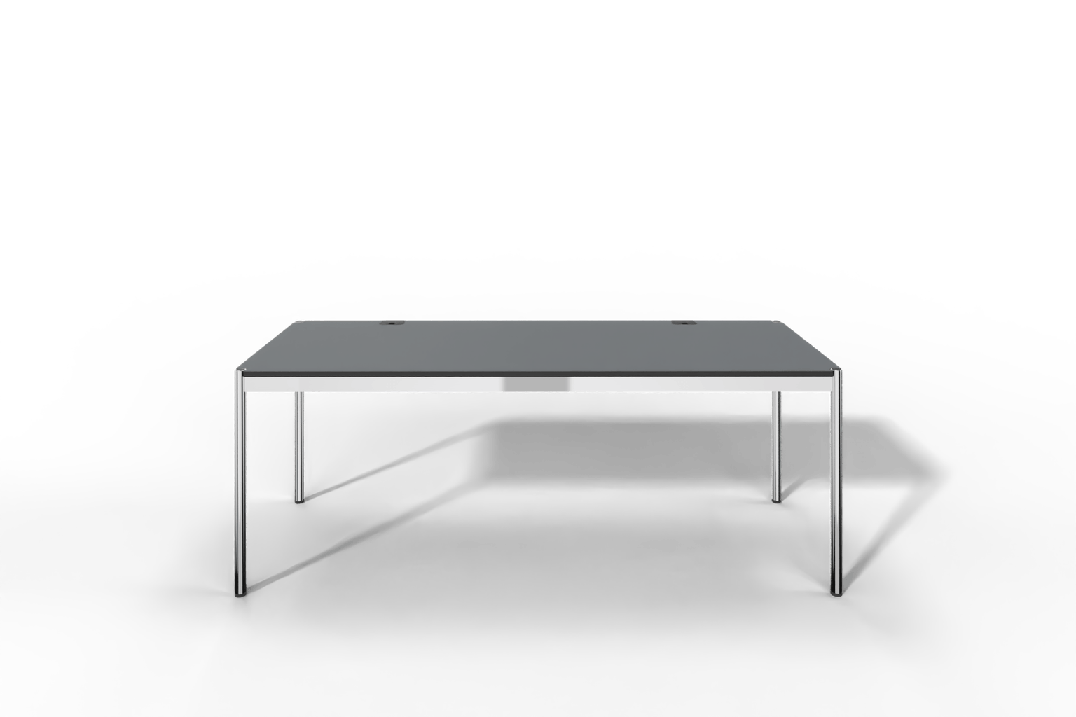 USM Haller Tisch Plus,Tiefe 750 mm, Oberfläche Linoleum Produktbild