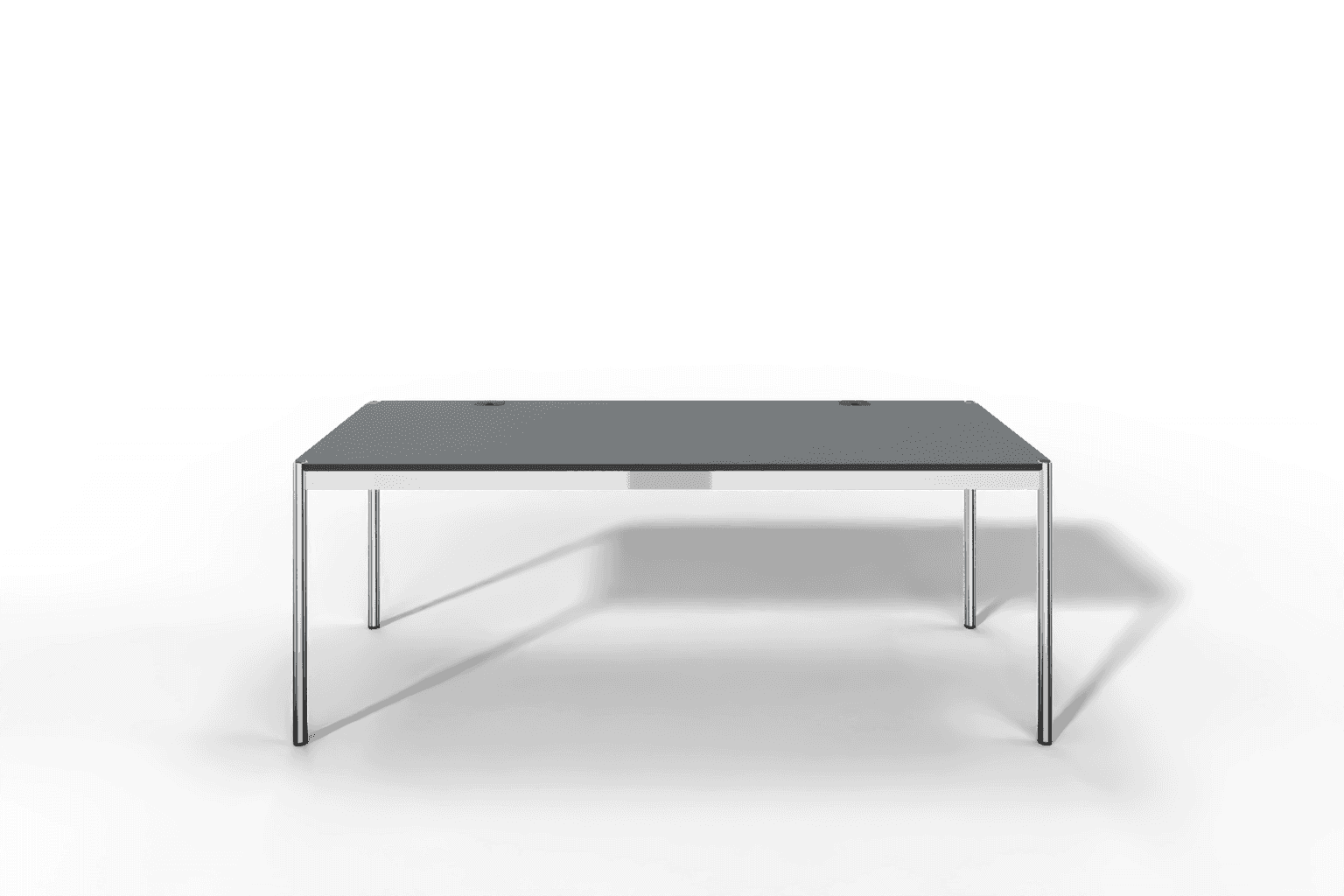 USM Haller Tisch Plus,Tiefe 750 mm, Oberfläche Linoleum Produktbild