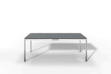 USM Haller Tisch Plus,Tiefe 750 mm, Oberfläche Linoleum Produktbild