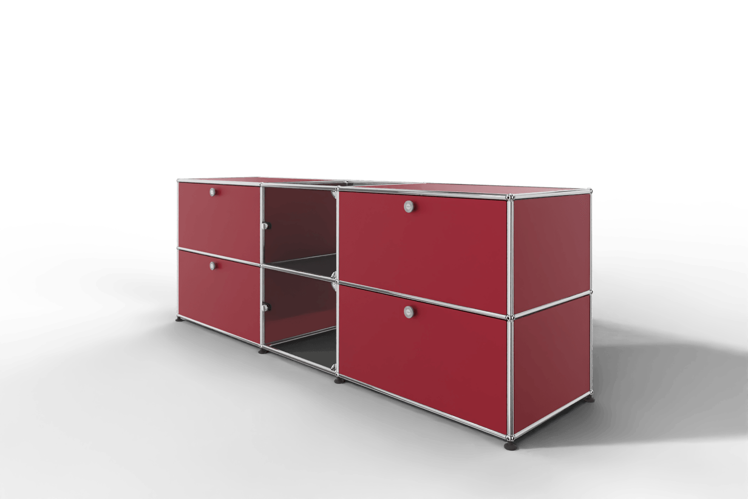 USM Haller Sideboard mit Vitrinen-Element Produktbild