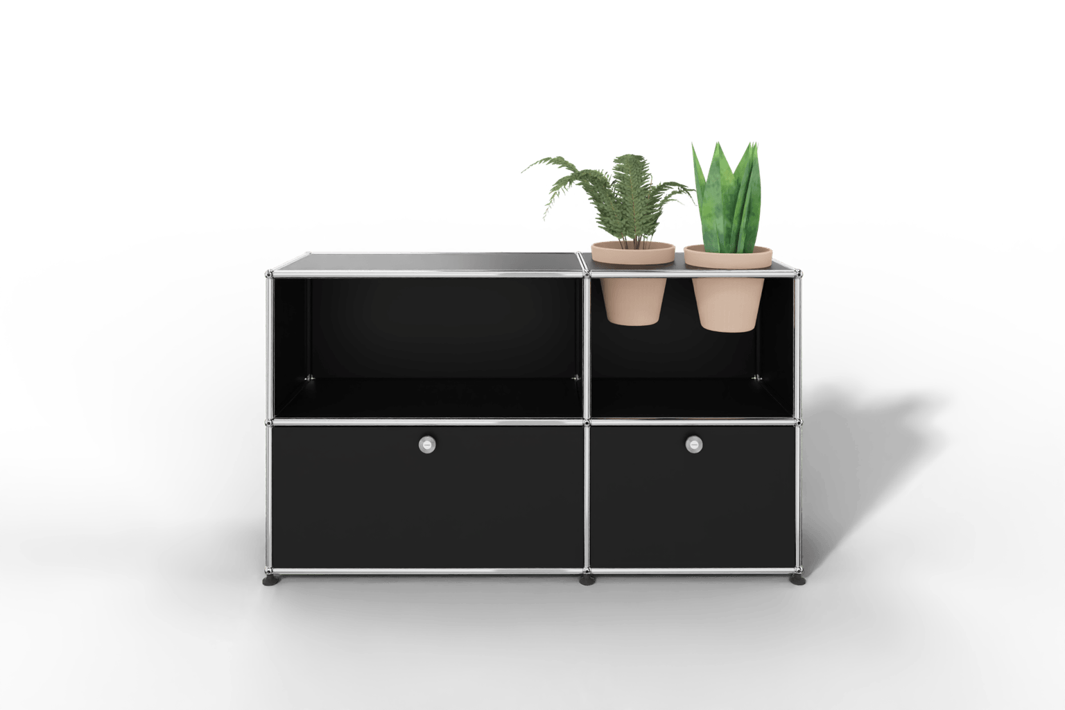 USM Haller Sideboard mit Klapptüren und Pflanzeneinsatz Produktbild