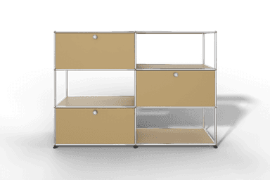 USM Haller Highboard/Raumteiler, 3 offene Elemente, 3 Klapptüren Produktbild