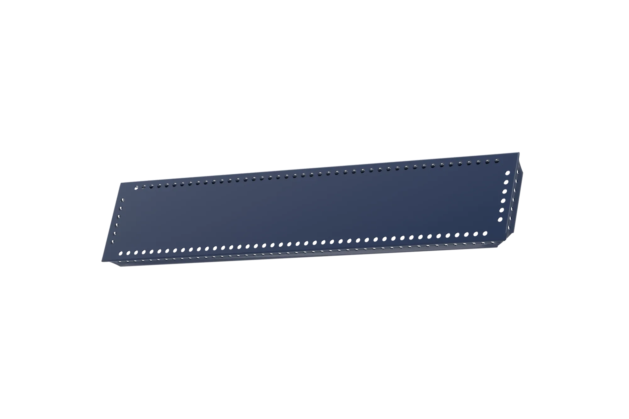 USM Haller Tablar Gelocht Stahlblau 500x100 Produktbild