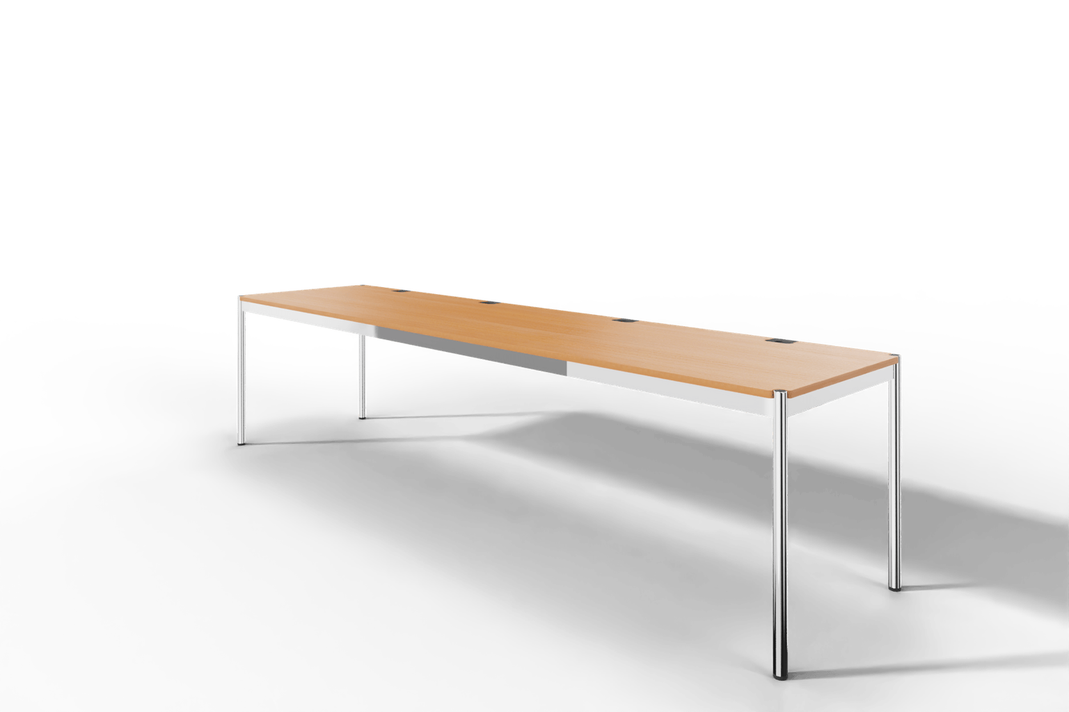 USM Haller Tisch Plus,Tiefe 750 mm, Oberfläche Holz furniert Produktbild