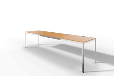 USM Haller Tisch Plus,Tiefe 750 mm, Oberfläche Holz furniert Produktbild