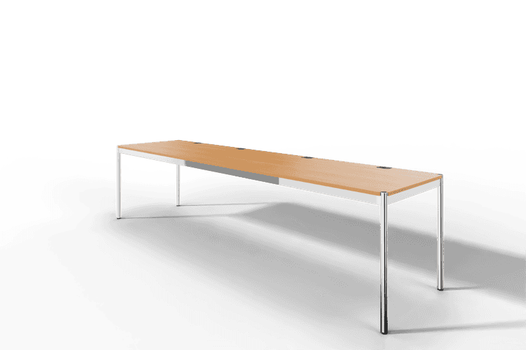 USM Haller Tisch Plus,Tiefe 750 mm, Oberfläche Holz furniert Produktbild