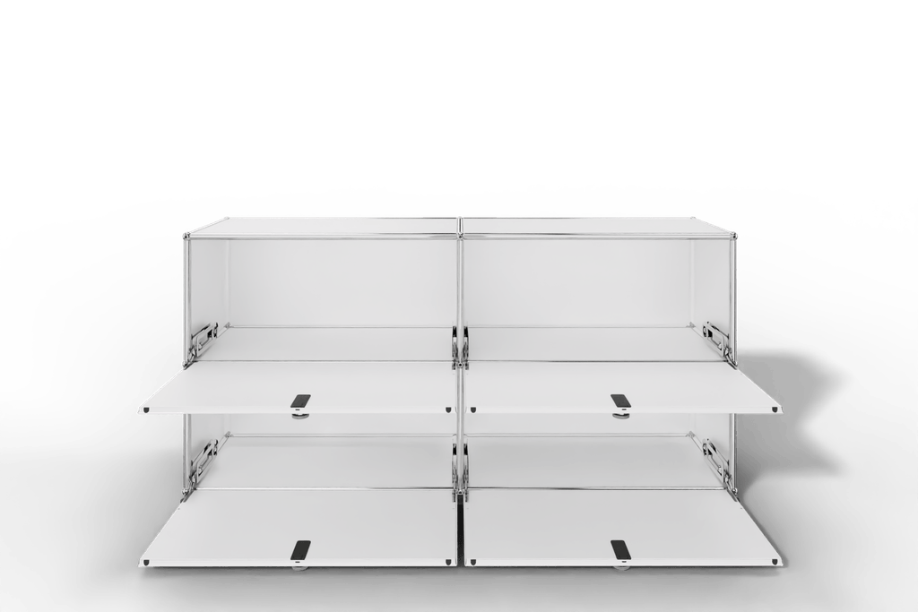 Farbe wählbar - USM Haller Sideboard, mit 4 Klapptüren Produktbild