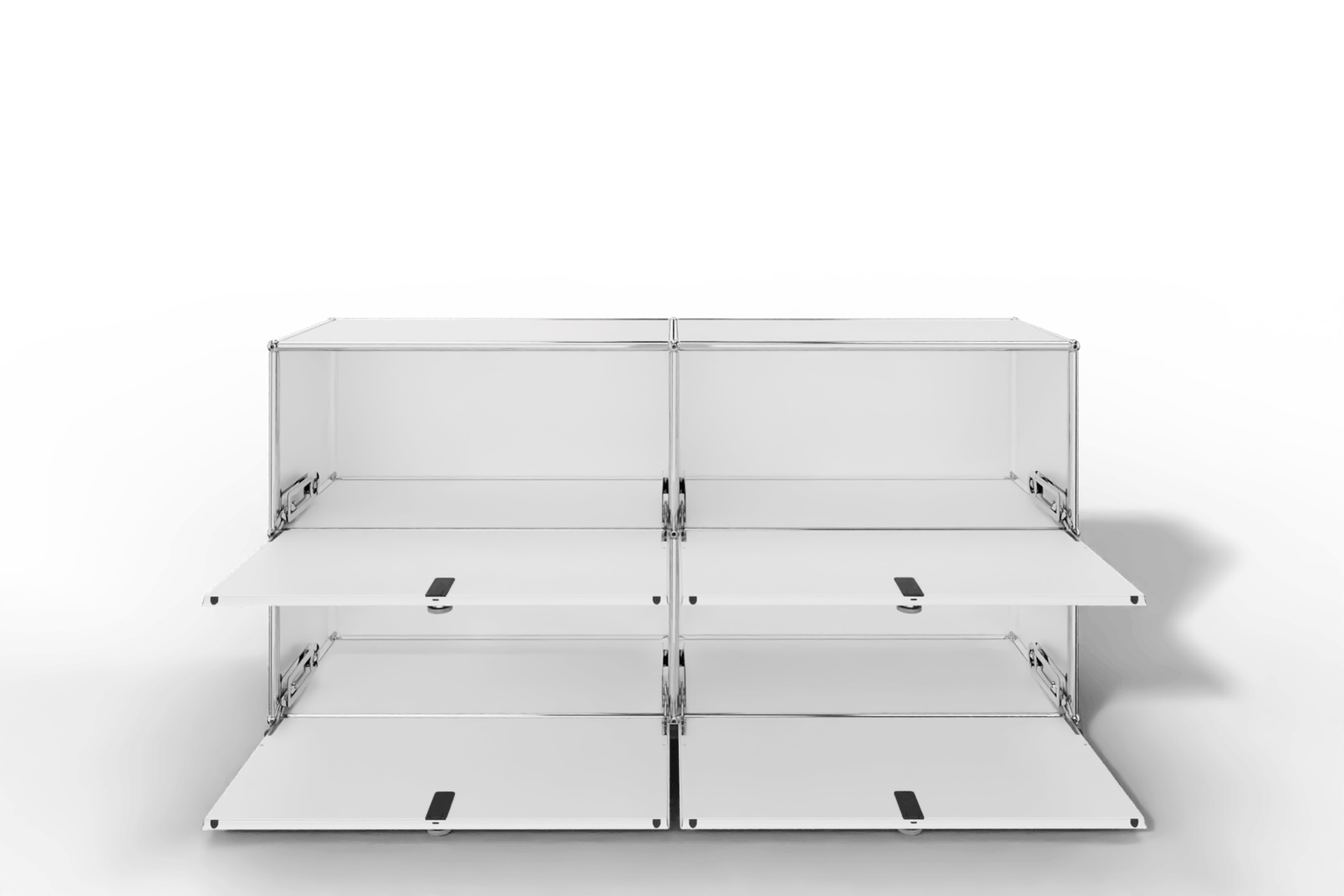 Farbe wählbar - USM Haller Sideboard, mit 4 Klapptüren Produktbild