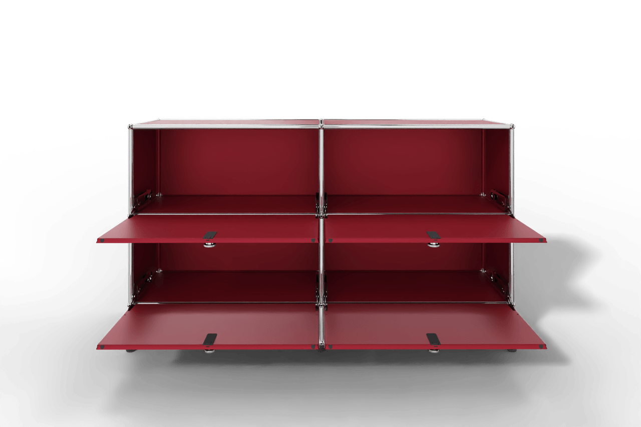 USM Haller Sideboard, mit 4 Klapptüren und Sockel von Paul Schärer & Fritz Haller Produktbild