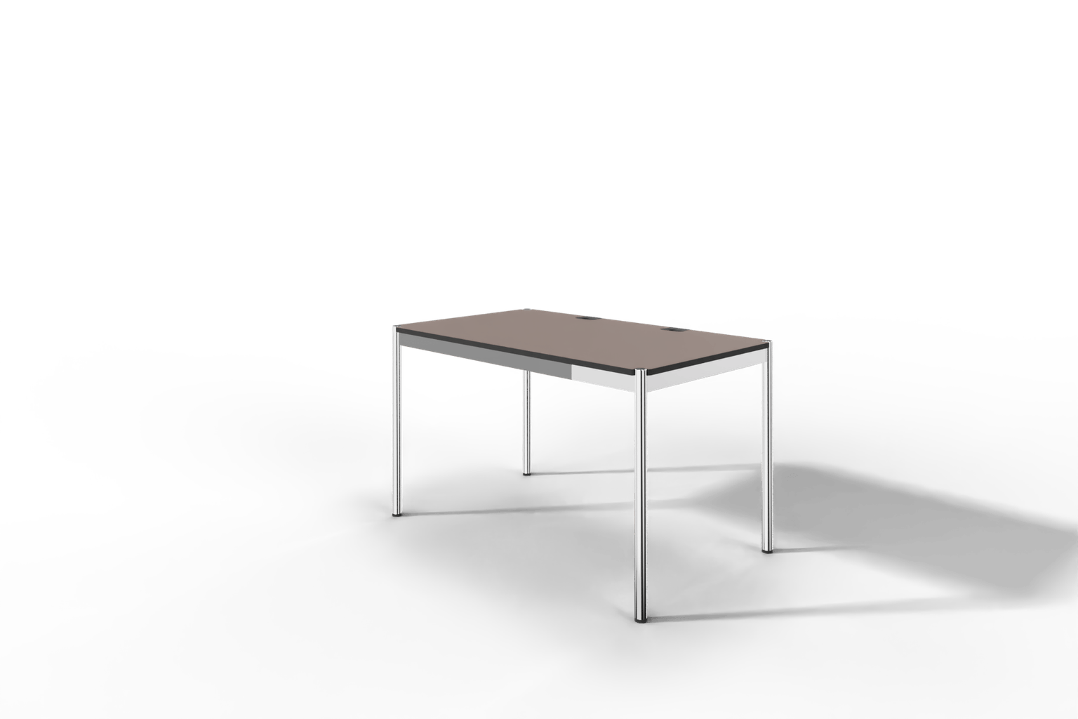 USM Haller Tisch Plus,Tiefe 750 mm, Oberfläche Linoleum Produktbild