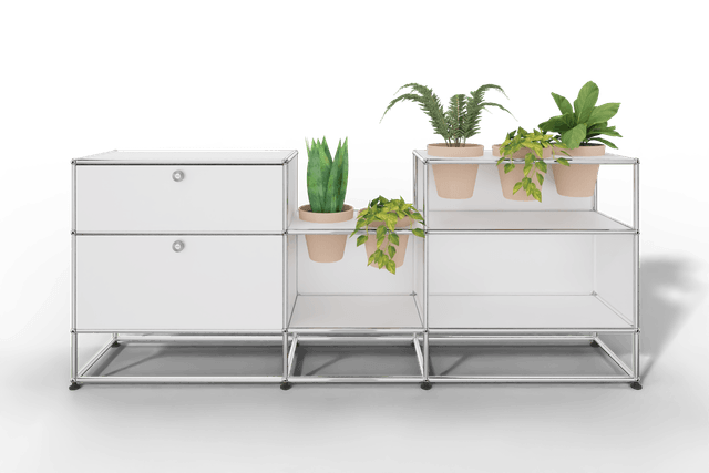 USM Haller Sideboard mit Pflanzeneinlage