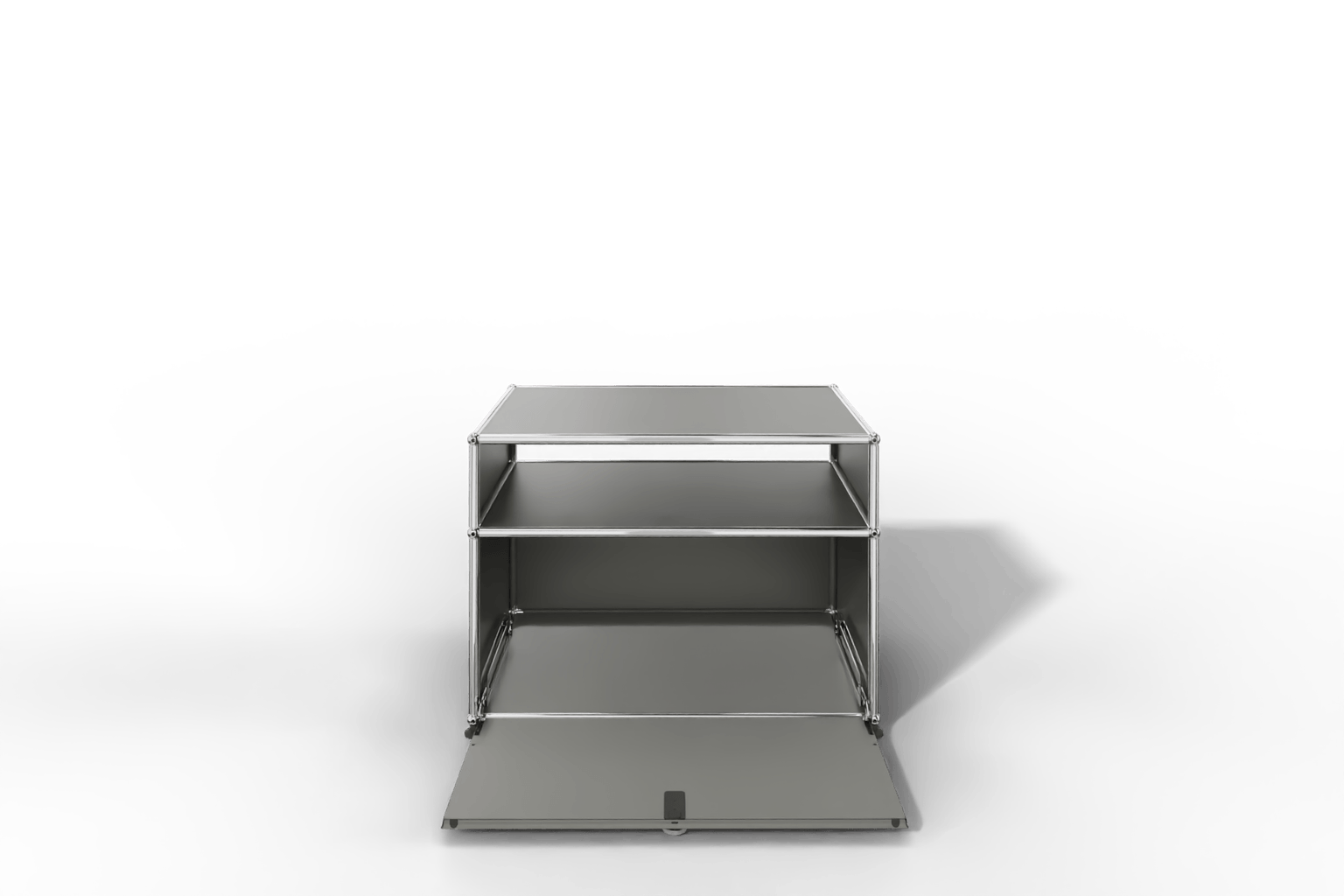 USM Haller TV-Lowboard klein mit einem offenen Fach Produktbild