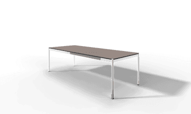 USM Haller Tisch, Tiefe 1000 mm, Linoleum beschichtet, aus 5 Farben wählbar, Tischlänge wählbar Produktbild