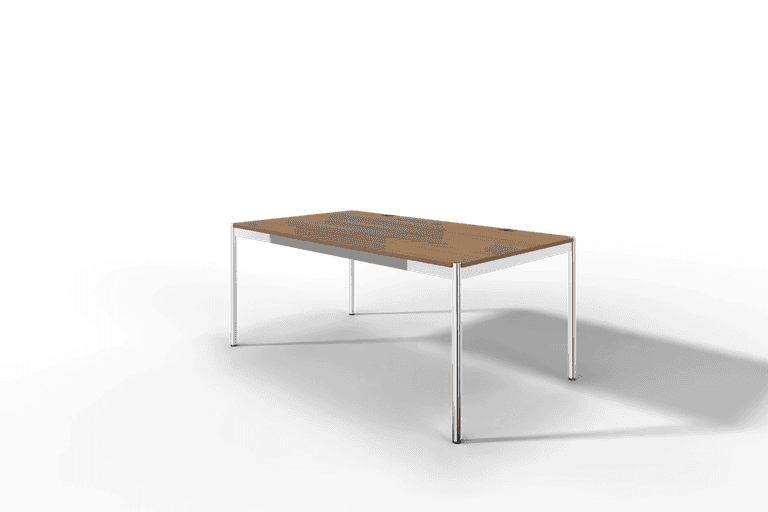 USM Haller Tisch Plus,Tiefe 1000 mm, Oberfläche Holz furniert Produktbild
