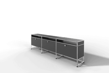 USM Haller TV-Lowboard, von Paul Schärer & Fritz Haller Produktbild