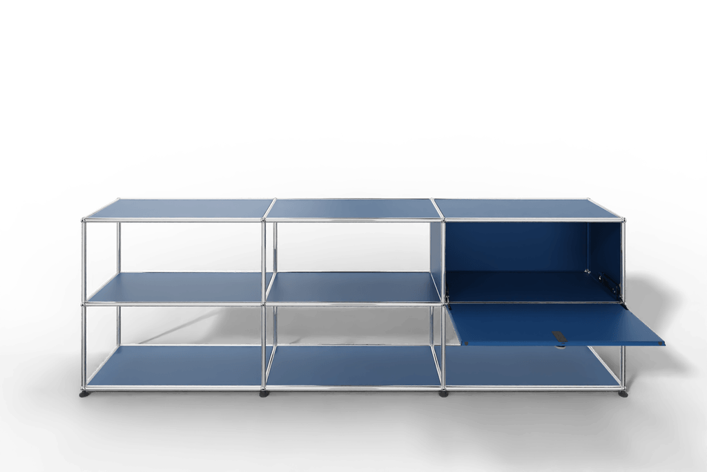 USM Haller Sideboard offen mit einer Klapptüre Produktbild