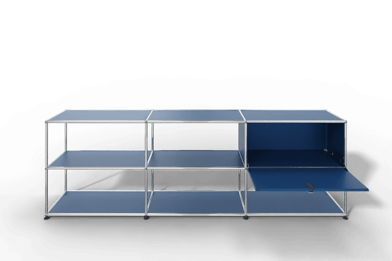 USM Haller Sideboard offen mit einer Klapptüre Produktbild