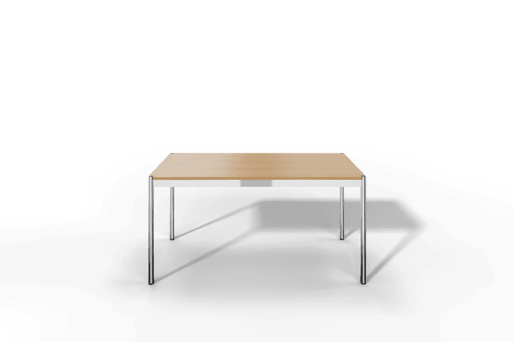 Tisch, Tiefe 750 mm, Holz furniert, geölt / lackiert, Oberfläche wählbar, Länge wählbar