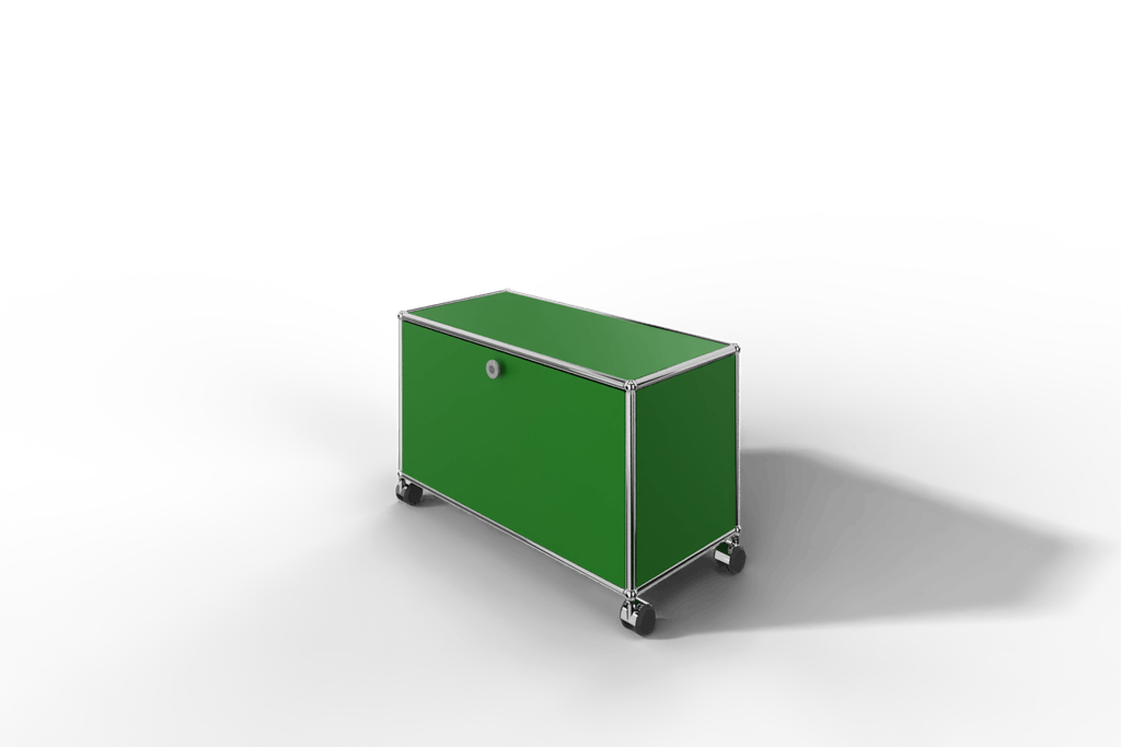 USM Haller Lowboard klein mit einer Klapptüre - auf Rollen Produktbild