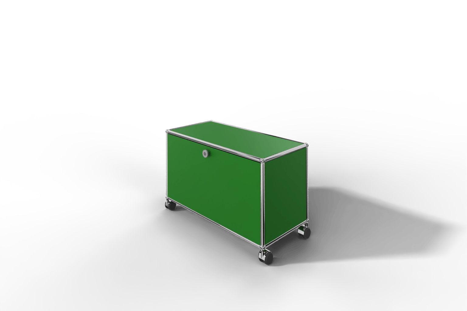 USM Haller Lowboard klein mit einer Klapptüre - auf Rollen Produktbild