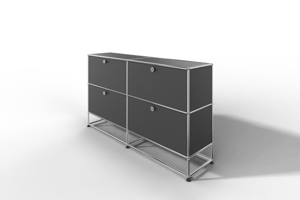 USM Haller Sideboard, mit 4 Klapptüren und Sockel von Paul Schärer & Fritz Haller Produktbild