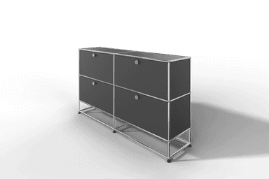USM Haller Sideboard, mit 4 Klapptüren und Sockel von Paul Schärer & Fritz Haller Produktbild