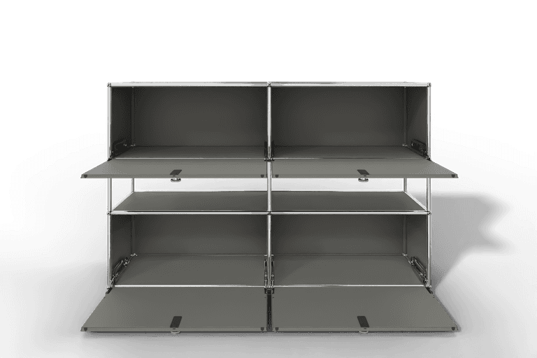 USM Haller Highboard mit 4 Klapptüren und offener Ebene Produktbild