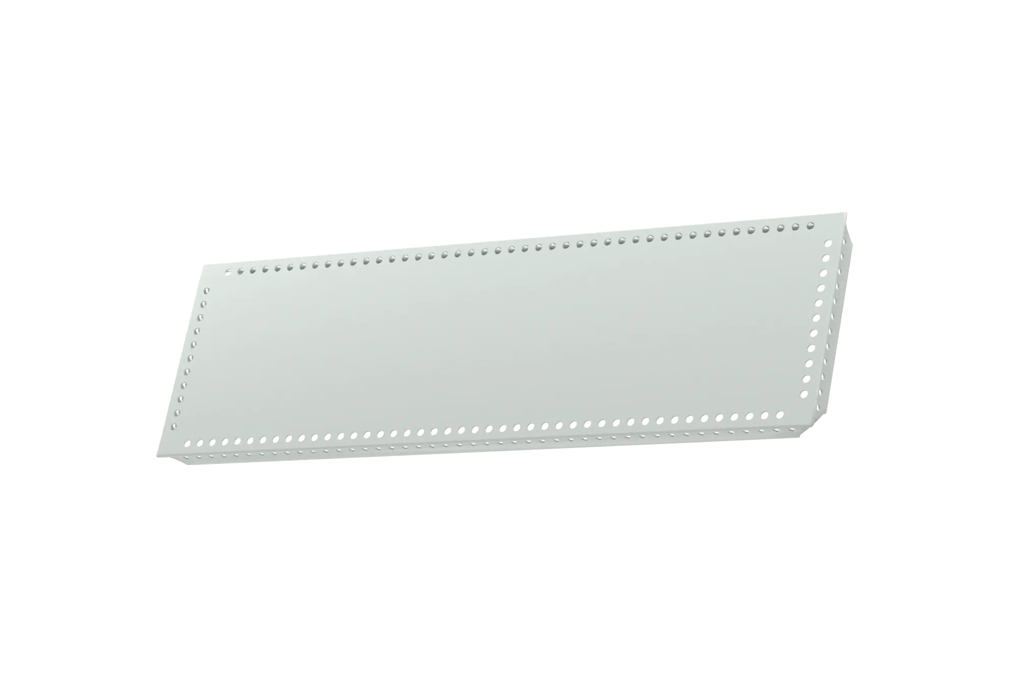 USM Haller Tablar Gelocht Lichtgrau 500x150 Produktbild