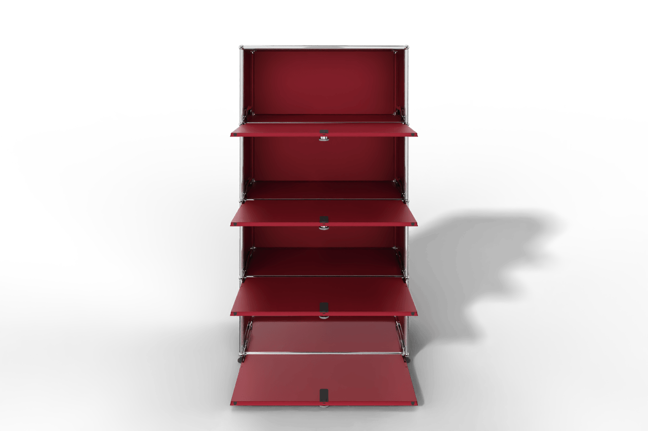USM Haller Regal, 4 Klapptüren Produktbild