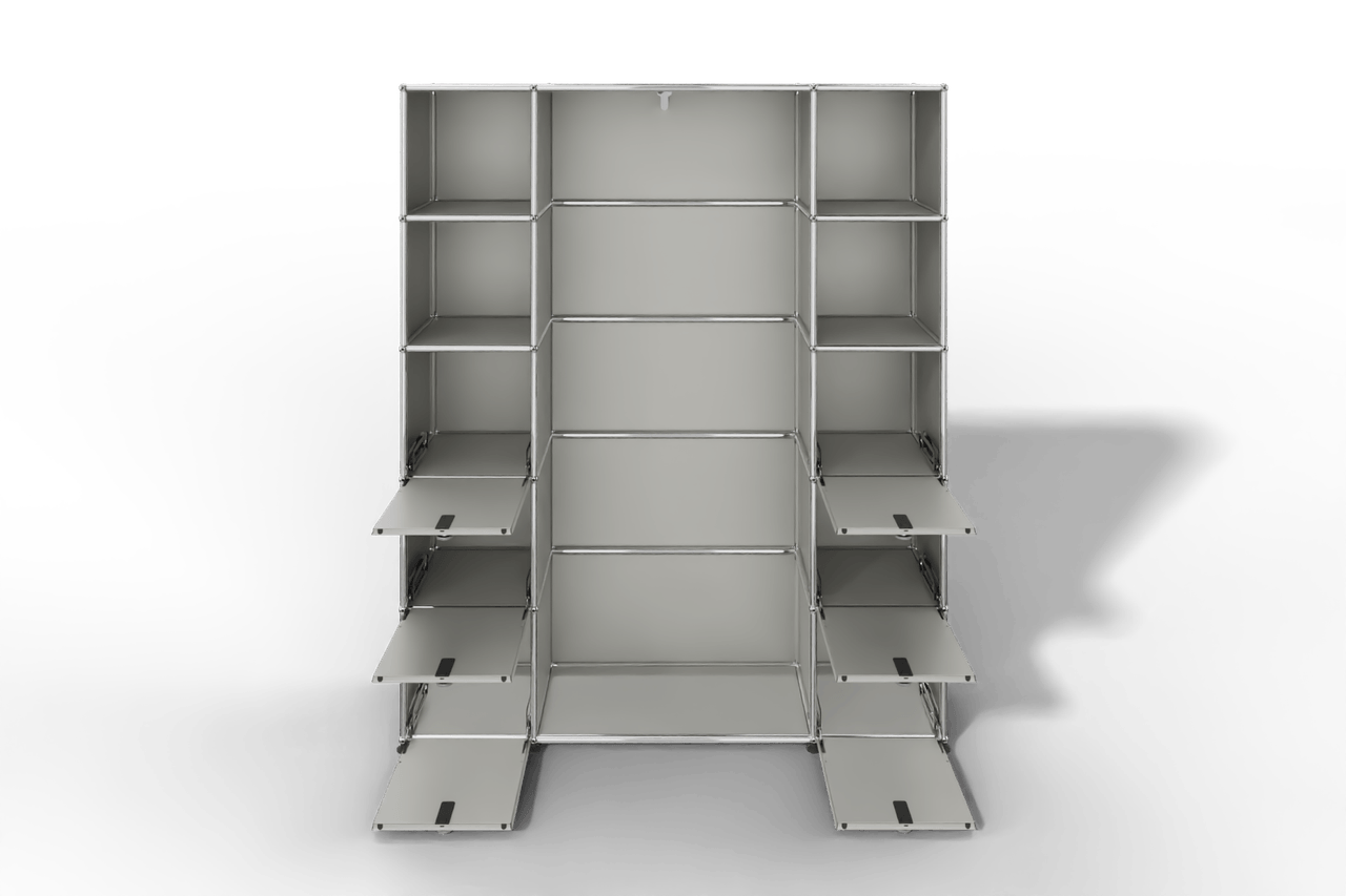 USM Haller Garderobe, 1450 mm breit, mit Klapptüren Produktbild