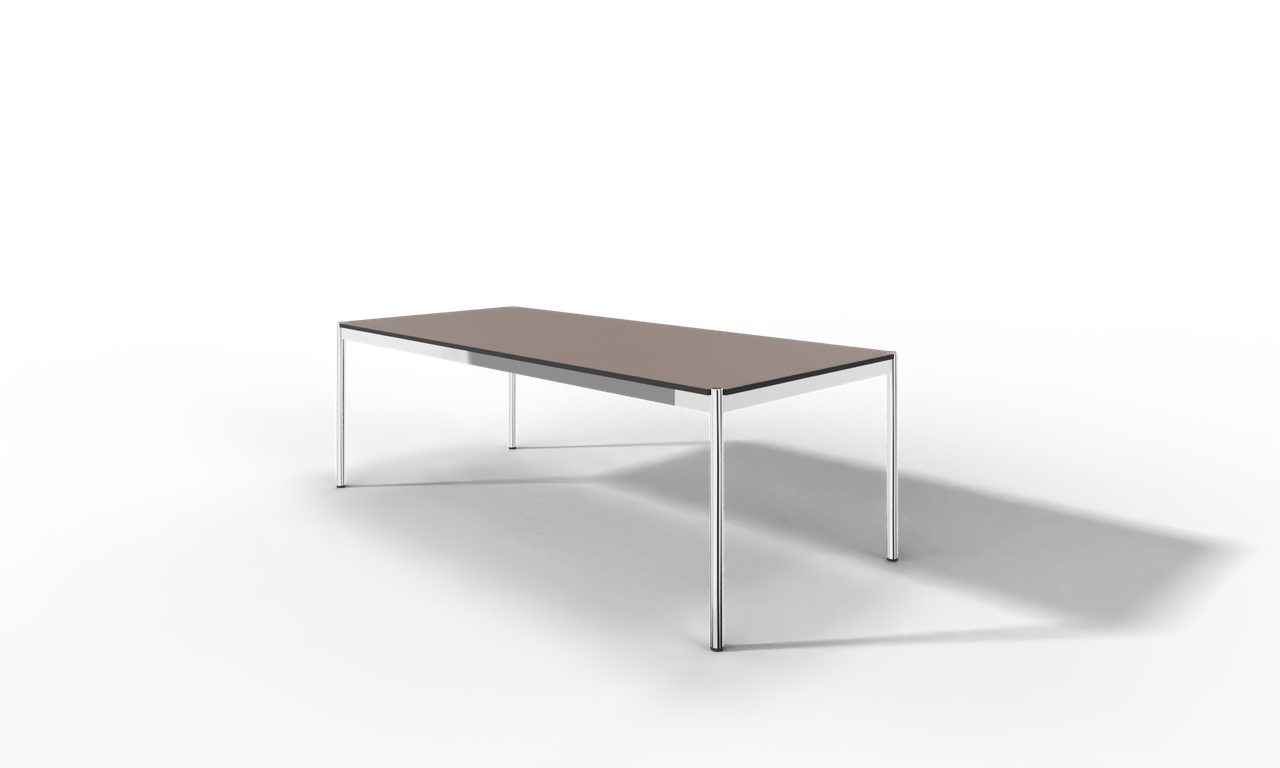 USM Haller Tisch, Tiefe 1000 mm, Linoleum beschichtet, aus 5 Farben wählbar, Tischlänge wählbar Produktbild