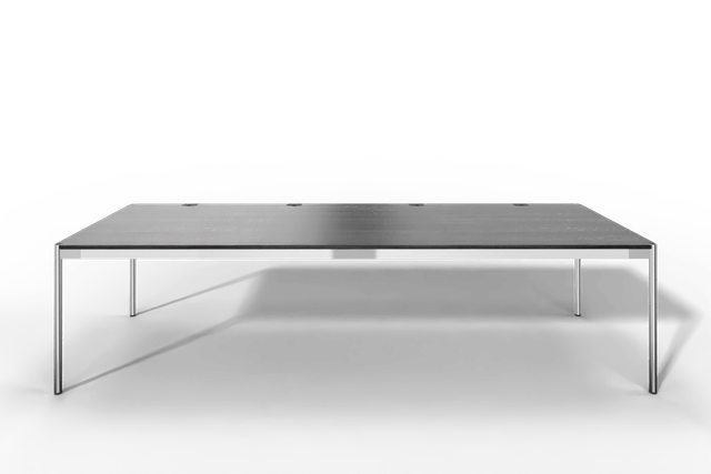 USM Haller Tisch Plus,Tiefe 1000 mm, Oberfläche Holz furniert