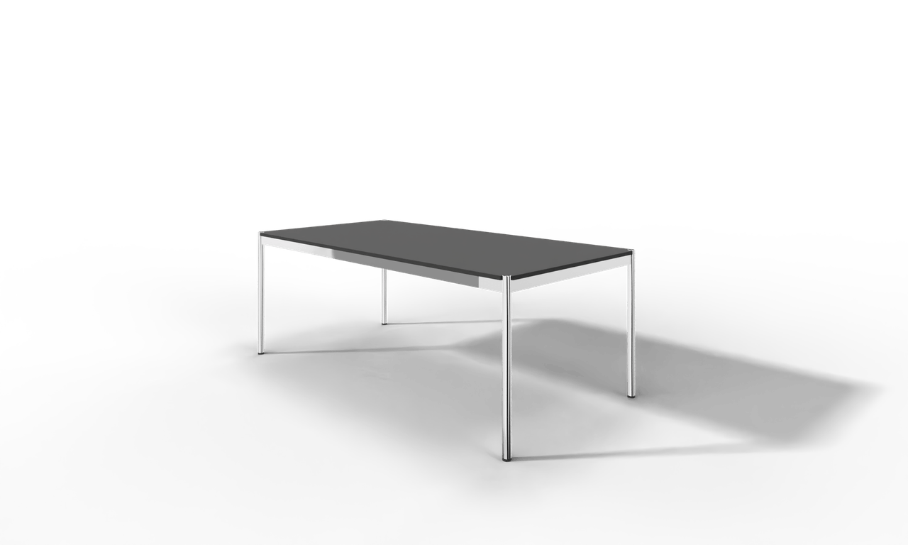 USM Haller Tisch, Tiefe 1000 mm, in Fenix, aus 3 Farben wählbar, Tischlänge wählbar Produktbild