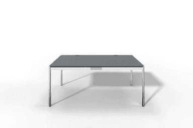 USM Haller Tisch Plus,Tiefe 1000 mm, Oberfläche Linoleum Produktbild